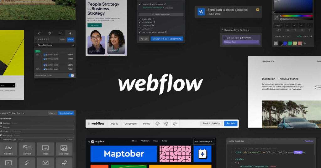 webflow sites