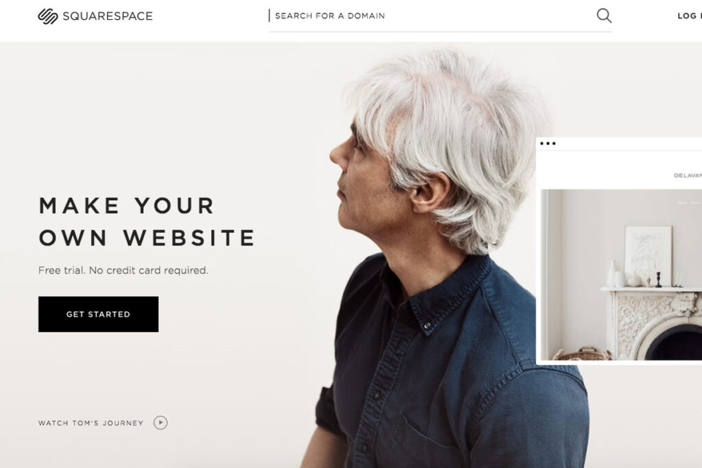 Squarespace website