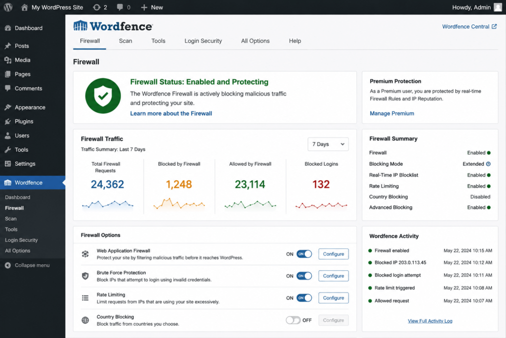 wordpress security firewall settings.png